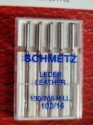 GERMAN SCHMETZ SEWING MACHINE LEATHER NEEDLES SIZE 100/16 HEAVY DUTY, STRONG - Image 1 of 2