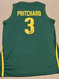 BECKETT COA PAYTON PRITCHARD Autographed Oregon Ducks Basketball Jersey #3