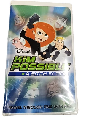 Disney's Kim Possible - A Sitch In Time 2004 VHS Vintage Cartoon ~  Great Shape~ - Image 1 of 4