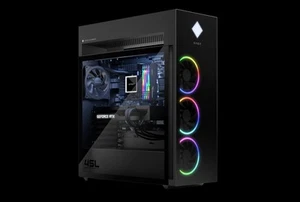 HP OMEN 45L Gaming PC Ryzen 7 5800X 3.8 GHz 16GB RAM 1TB SSD NVIDIA RTX 3070 Ti - Picture 1 of 5