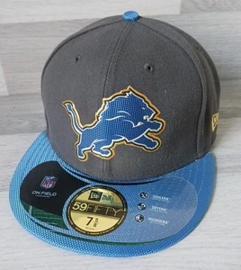 Detroit Lions NFL 59fifty New Era Cap 7 5/8 On Field Headwear Coolera Brand New - Picture 1 of 17