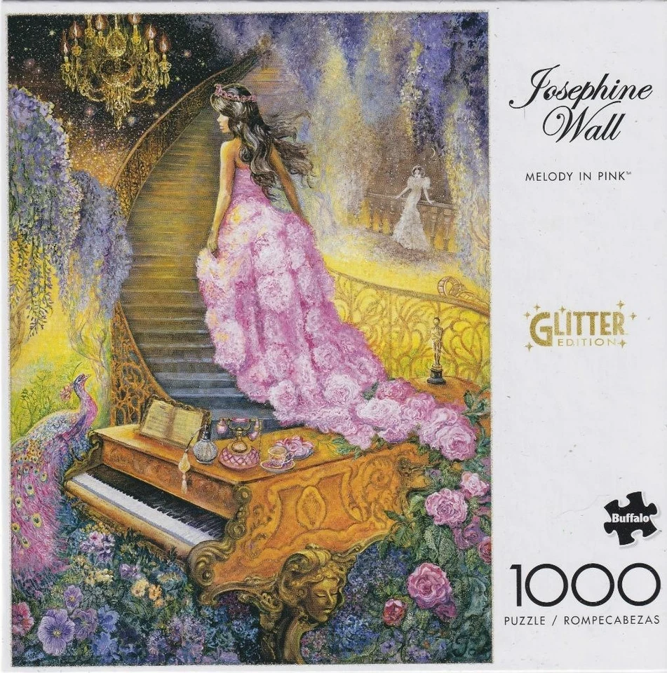 Josephine Wall 1000Pc Glitter Edition Jigsaw Puzzle Melody in Pink NIB - Image 1 of 1