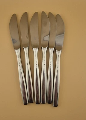 WMF London 6 Menümesser Cromargan Note 3 Gebraucht - Bild 1 von 3