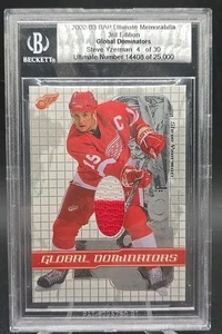 Steve Yzerman 02-03 BAP Ultimate Memorabilia Global Dominators Jersey Card /30 - Bild 1 von 6
