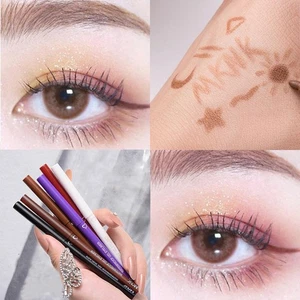 Waterproof Eyeliner Multicolor Eyeliner Lying Silkworm Pen Gel Eyeliner @ - Picture 1 of 12