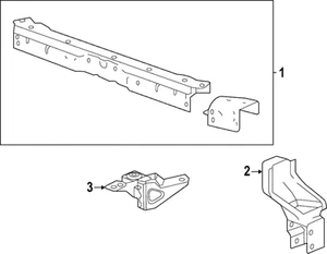 Genuine GM Front End Upper Tie Bar 23225180 - Picture 1 of 2