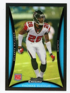 2008 Bowman Chrome Thomas DeCoud Refractor Rookie RC #BC34 #/500 Falcons - Picture 1 of 1