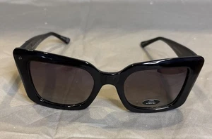 Prive Revaux Buena Vista Square Shape Polarized Sunglasses Black - Picture 1 of 8