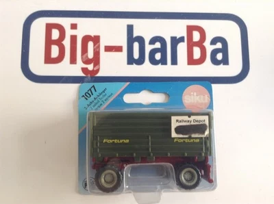 🔥Lot vintage🚗 SIKU CARDED 1077  2 AXLED TRAILER 🔥✨SUMMER SALE ✨ - Immagine 1 di 4