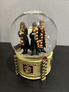 Harry Potter Trio San Francisco Music Box Waterglobe Hermione Ron “Hedwigs Theme - Picture 1 of 16