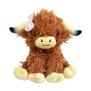 Highland Cow Plush Toy Soft Stuffed Animal Plushie Stuffed Highland - Picture 1 of 10