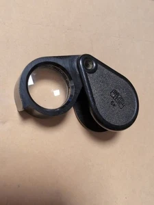 Carl Zeiss Jena 6x Bakelit schwarz Lupe Einschlaglupe /1 - Bild 1 von 3