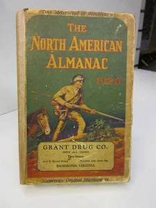 1928 The North American Almanac ~ The Aristocrat of Almanacs - Picture 1 of 10