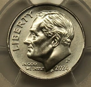 2024 P Roosevelt Dime PCGS MS66FB Free Shipping - Picture 1 of 4