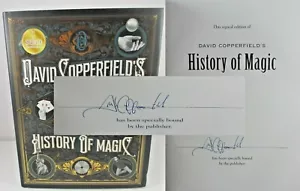 David Copperfield's History of Magic ✎ SIGNED ✎ 1st Edition Book + BRAND NEW - Picture 1 of 4