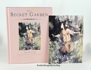 THE SECRET GARDEN Frances Hodgson Burnett Cloth Bound + bonus Bookmark card NEW - Picture 1 of 6