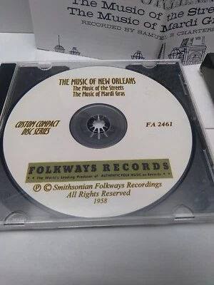 The Music of New Orleans - Music of the Streets & Mardi Gras (CD, Folkways) - Image 1 of 4