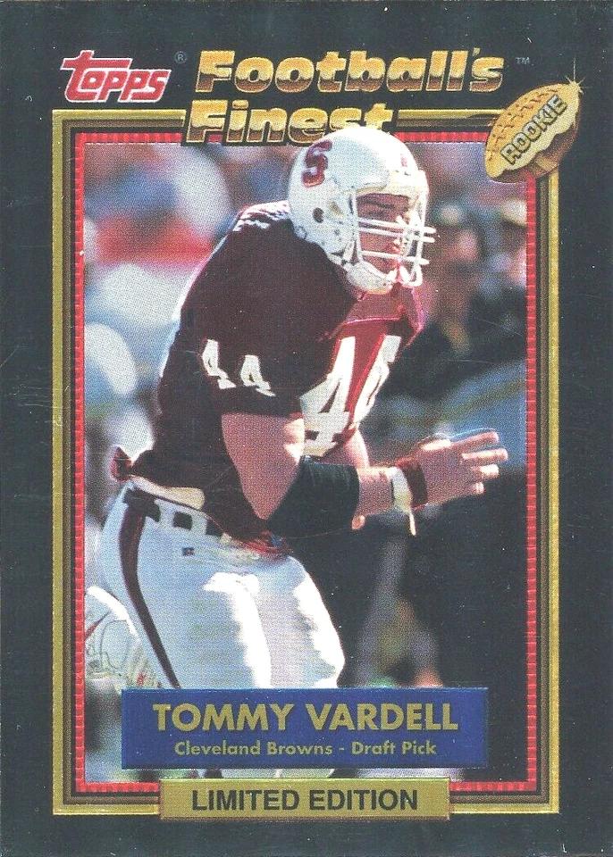 FOOTBALL'S-FINEST Tommy Vardell RC 49ERS BROWNS LIONS Stanford - Image 1 of 1