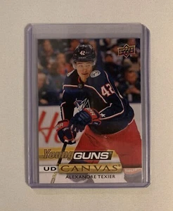 Alexandre Texier Young Guns Canvas RC Columbus Blue Jackets 19-20 Upper Deck - Bild 1 von 2