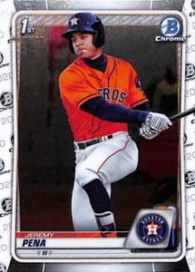 2020 Bowman Chrome 1st Jeremy Pena Houston Astros - Bild 1 von 2