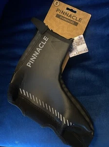 Sobrezapatillas de ciclismo de neopreno Pinnacle negras para adultos talla pequeña nuevas - Imagen 1 de 4