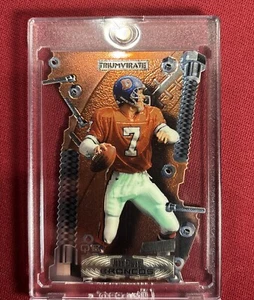 1997 Topps Stadium Club John Elway RARE Chrome Triumvirate HOF SSP ⭐️ MINT - Picture 1 of 2