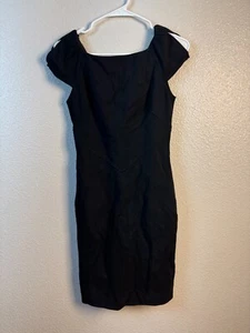 Diane von Furstenberg Helen Wollmischung schwarzes Kleid Größe 2 - Bild 1 von 6