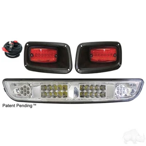 Kit de luces traseras de faros transparentes EZGO TXT RHOX LED Super Saver 1994-2013 para carro de golf - Imagen 1 de 1