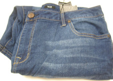 1822 Denim Women's Taylor Crop Cuffed Jeans sz 20W Dark Blue Wash