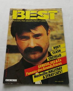 BEST No.188 (Mar 1984)GENESIS YES&Co -J.HALLYDAY & STRAY CATS -CLASH -E.COSTELLO - Picture 1 of 1