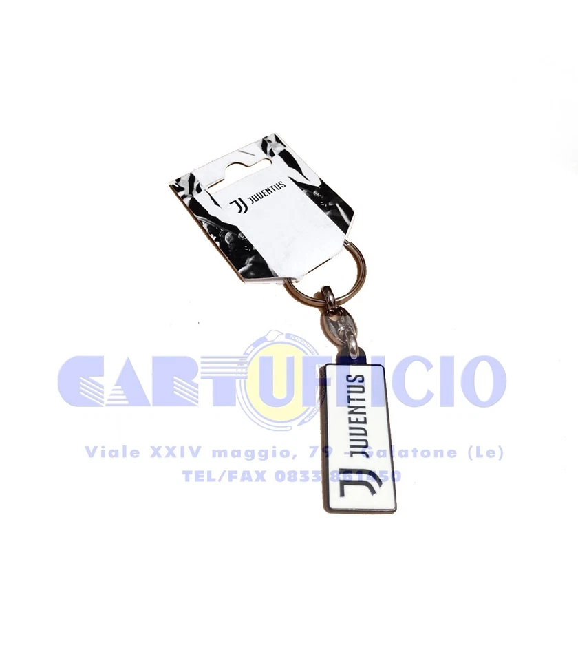 Idea Regalo - Portachiavi Prodotto Ufficiale Juventus in Acciaio Tipo 1 - Immagine 1 di 1