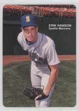 1989 Mother's Cookies Seattle Mariners Stadium Giveaway Erik Hanson Rookie RC