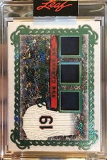 2021 Leaf Art Of Sport Emerald Tony Gwynn Triple Relic 3/4 Paint By Numbers