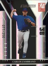2004 Donruss Elite Extra Edition Turn of the Century #87 Carlos Zambrano /250