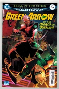 GREEN ARROW #34 - JAMAL CAMPBELL COVER - STEPHEN BYRNE ART - DC COMICS/2017 - Picture 1 of 1