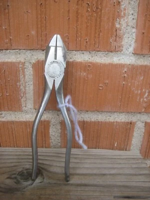 1926 Vintage 6" Longitud ** KLEIN TOOLS *** X-Small Lineman's Alicates EE. UU. Foto 1 de 4