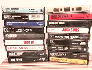 Queen Stevie Nicks Police 19 Vintage Rock Cassette Tapes - Picture 1 of 4