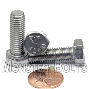 M8-1,25 x 25 mm Bullone/Vite a Tappo Esagonale in Acciaio Inox, Grosso DIN 933 A2 18-8 - Foto 1 di 2
