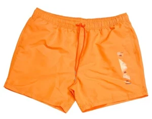 NEW Nautica Mens Quick-Dry Logo Swim Beach Pool Trunk Shorts Orange XXL - Picture 1 of 1