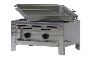 Gasgrill für Propangas mit Grillset und V2A Pfanne  nach LFGB § 31 geprüft - Bild 1 von 2