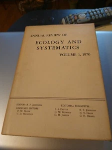 Annual Review of Ecology and Systematics Hardcover w Jacket Volume 1, 1970 - Picture 1 of 7