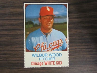 1975 Hostess Cup Cakes #68 Wilbur Wood Card Chicago White Sox (B67) - Image 1 of 2