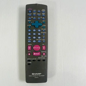 Sharp G0257AJ Video Cassette Recorder Remote Control Genuine Used - Picture 1 of 3