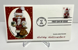 US FDC 2008 Holiday Nutcrackers Double Sided Booklet - Picture 1 of 2