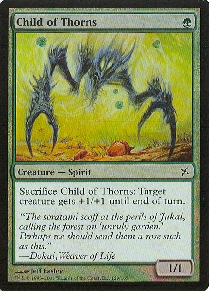 MTG - Betrayers of Kamigawa - Child of Thorns - Foil - NM - Image 1 of 1