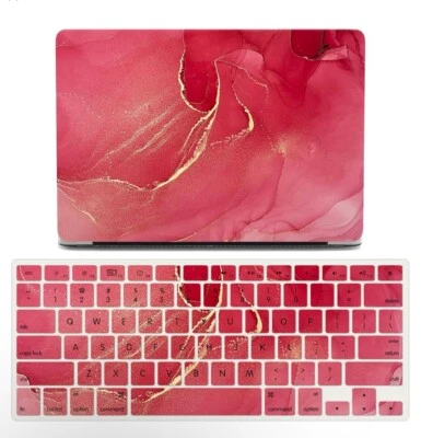 12 inch Laptop Decal Sticker Universal Vinyl Protector Red Marble Design “0146” - Image 1 of 4