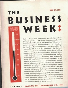 Business Week Magazine February 25 1931 Depression Soviet Furs Kodak Rayon - Picture 1 of 4
