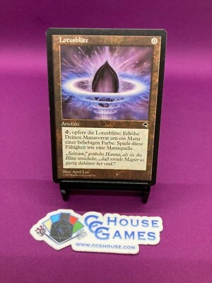 MTG Magic - Lotus Petal Tempest 1997 Vintage Foreign Card German *CCGHouse* - Image 1 of 4