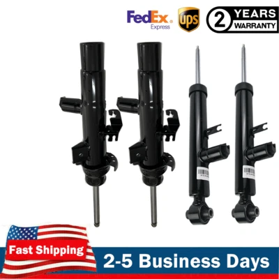 4PCS Front Rear Shock Absorbers w/Electric For BMW F30 320i 328i 335i 328d RWD - Image 1 of 4