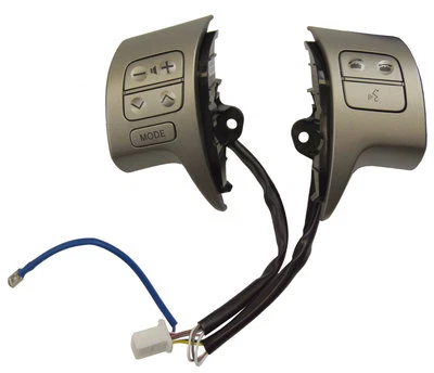 Interruptores de audio para volante Toyota Corolla Matrix 2009-2013 plateados 8425002110 Foto 1 de 4